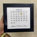 Love Frame With Your Message and Dates