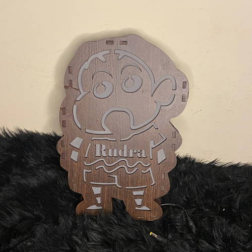 Customized Shinchan Name Board