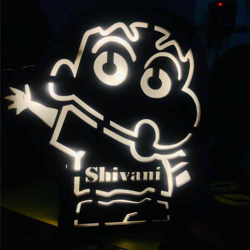 Customized Action Kamen Shinchan Name Board