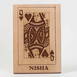 Customized Wooden Queen Playing Card