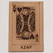 Customized Wooden King Playing Card