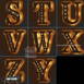 Customized A TO Z Alphabet Wooden Name Board Without Crown Multicolor Led and Remote #1201