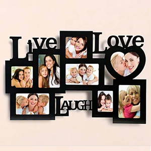  Personalized Live Love Laugh Photo Frame Collage 8 Photos