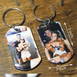 Personalized Couple Photo Keychain 