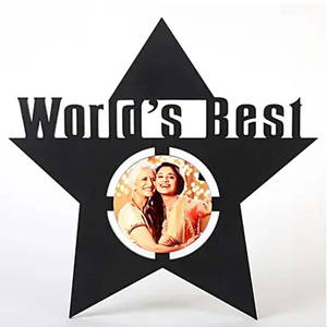 Customized World's Best Star Photo Frame 