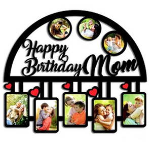 Happy Birthday Mom Photo Frame Collage 8 Photos