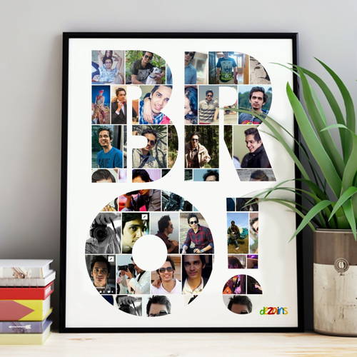 Personalized Bro Photo Frame 20 Photos 