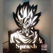 Customized Goku Name Board With Led