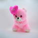 Pink Teddy With Heart Ballon / Soft Toys