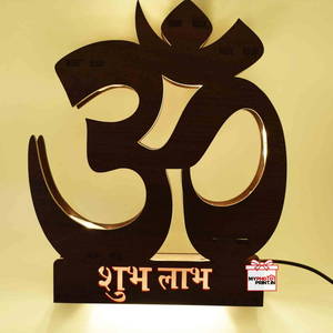 Om Religious LED name board