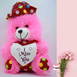 Pink Teddy With I Miss You / Soft Toys