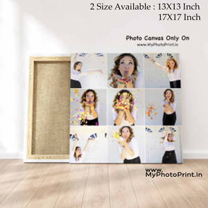 Customized Multiple 9 Photo Frame Collage Canvas #1393 /Any Query Whatsapp Us After Order