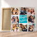 Customized Multiple 8 Photo Frame Collage Canvas #1409 