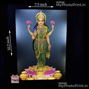 Laxmi ji Wooden Led Board