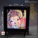 SHUBH LABH PHOTO VELVET SHADOW BOX WITH MULTICOLOUR ELECTRIC NIGHT LAMP