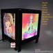 SHUBH LABH PHOTO VELVET SHADOW BOX WITH MULTICOLOUR ELECTRIC NIGHT LAMP