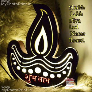 SHUBH LABH DIYA LED BOARD