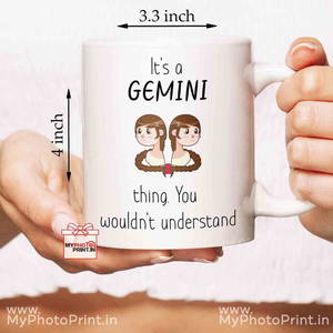 Gemini Mug Sign With Quotes