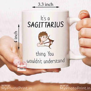 Sagittarius Mug Sign With Quotes