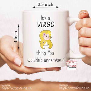 Virgo Mug Sign With Quotes