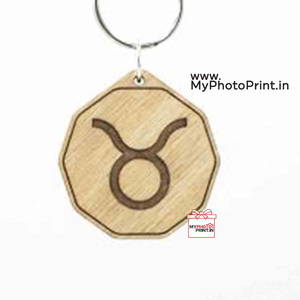 Taurus Zodiac Sign Keychain