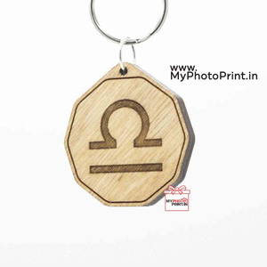 Libra Zodiac Sign Keychain