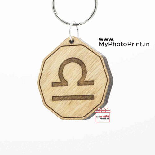 Libra Zodiac Sign Keychain