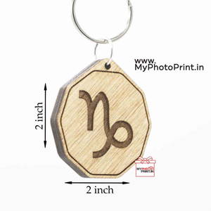 Capricorn Zodiac Sign Keychain