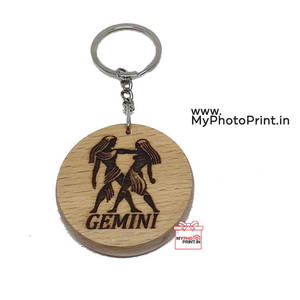 Gemini Zodiac icon Keychain