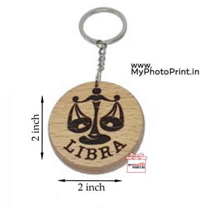 Libra Zodiac icon Keychain