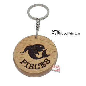 Pisces Zodiac icon Keychain