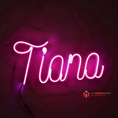 Custom Name Led Neon Sign Decorative Lights Wall Decor | Size Approx 12 Inches X 18 Inches According to Name 