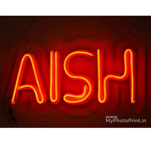 Custom Name Led Neon Sign Decorative Lights Wall Decor | Size Approx 12 Inches X 18 Inches According to Name 