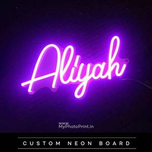 Custom Name Led Neon Sign Decorative Lights Wall Decor | Size Approx 12 Inches X 18 Inches According to Name 3