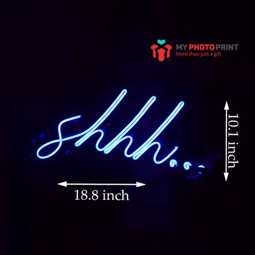 Neon Shhh... Led Neon Sign Decorative Lights Wall Decor