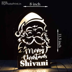 Customized Merry Christmas Name board With Led Remote #1637