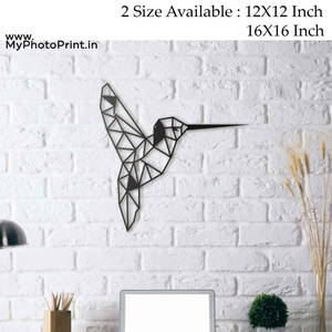 Humming Bird Wooden Wall Decoration