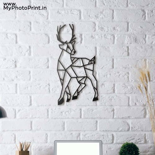 Barasingha Wooden Wall Decoration