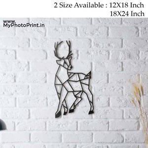 Barasingha Wooden Wall Decoration