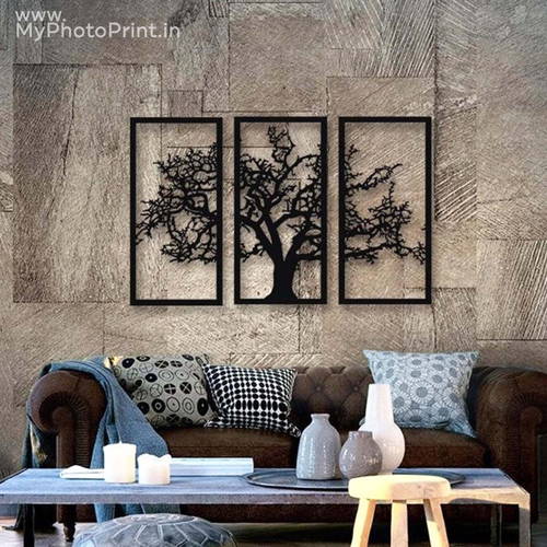 Tree of Life 3 Pieces Wooden Wall Decoration