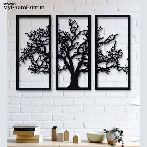 Tree of Life 3 Pieces Wooden Wall Decoration