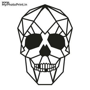 Skull Wooden Wall Decoration