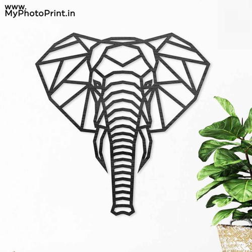 Elephant Wooden Wall Decoration