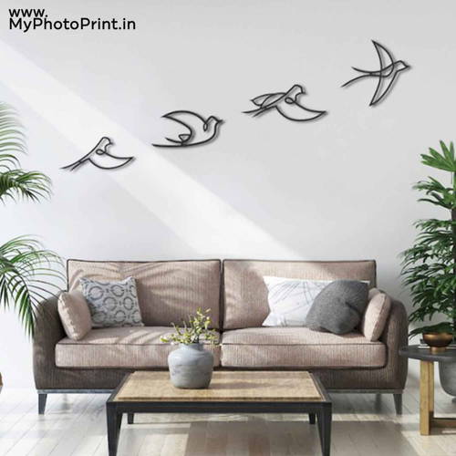 Flying Birds Wooden Wall Decoration