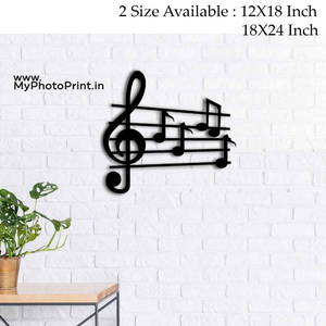 Geometric Wooden Music Wooden Wall Decoration