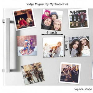 Square Photo Fridge Magnets | Get Customized & Personalized Photo Pair of 4