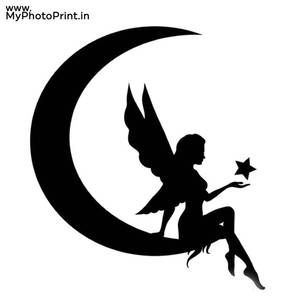 Moon Princess Wooden Wall Decoration