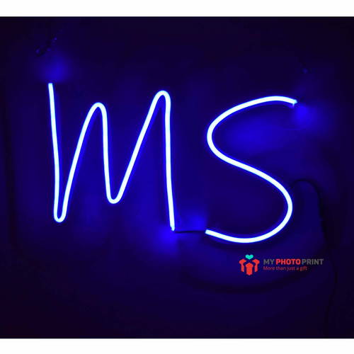 Customized Neon Alphabetic Initial Led Neon Sign Decorative Lights Wall Decor