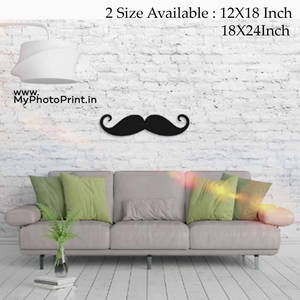 Moustache Wooden Wall Decoration