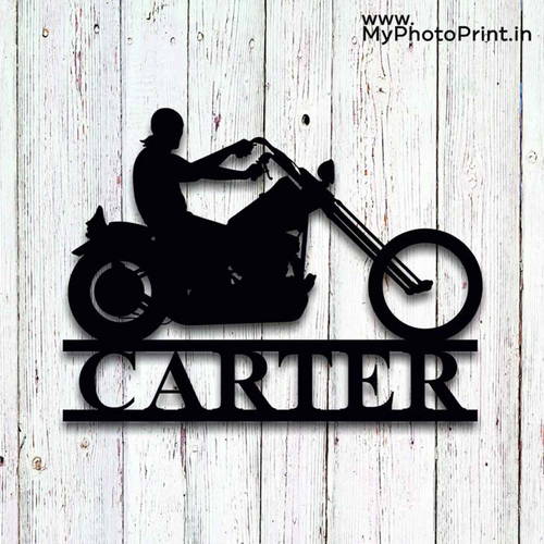 Customized Motorcycle Wooden Wall Decoration